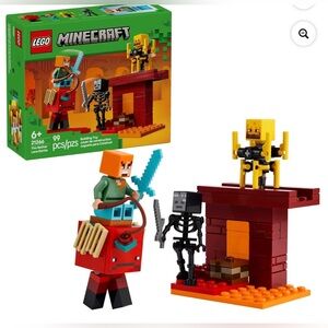 LEGO Minecraft The Nether Lava Battle Toy and Playset